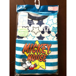 ミッキーマウス(ミッキーマウス)のディズニー　ミッキー柄　ランニングシャツ　90cm  新品未開封　タンクトップ(下着)
