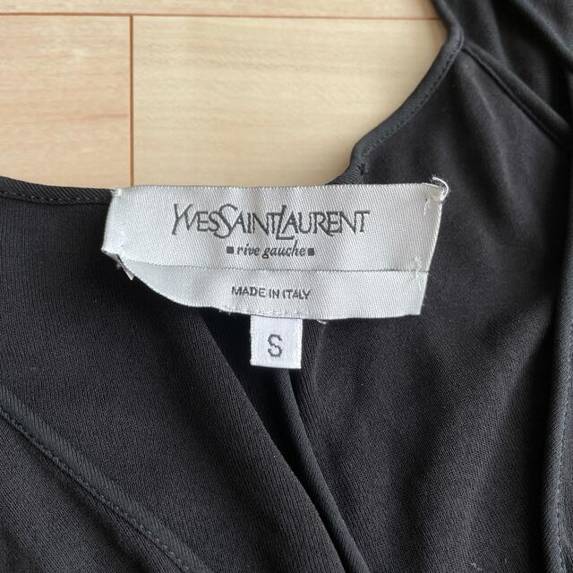 Saint Laurent(サンローラン)のYSL♡ブラックワンピース レディースのワンピース(ひざ丈ワンピース)の商品写真