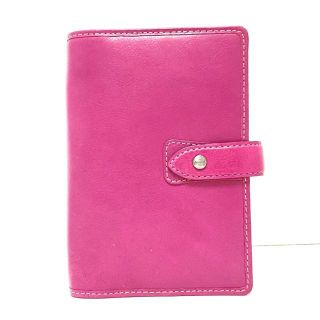 ファイロファックス(Filofax)のファイロファックス美品  - ピンク レザー(その他)