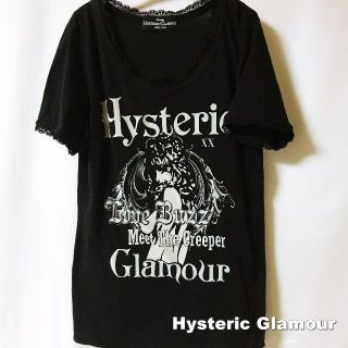 ヒステリックグラマー(HYSTERIC GLAMOUR)の【Hysteric Glamour】LOVE BUZZ レース切替 ヒスガールT(シャツ/ブラウス(長袖/七分))