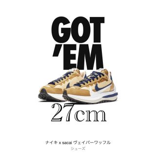 ナイキ(NIKE)の27cm ナイキ×sacai ヴェイパーワッフル(スニーカー)