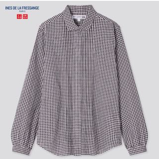 ユニクロ(UNIQLO)のユニクロ　コットンローンチェックシャツ(長袖)(シャツ/ブラウス(長袖/七分))