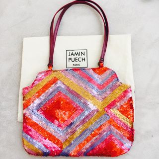 ジャマンピュエッシュ(JAMIN PUECH)のJAMIN PUECH スパンコールバッグ(ハンドバッグ)