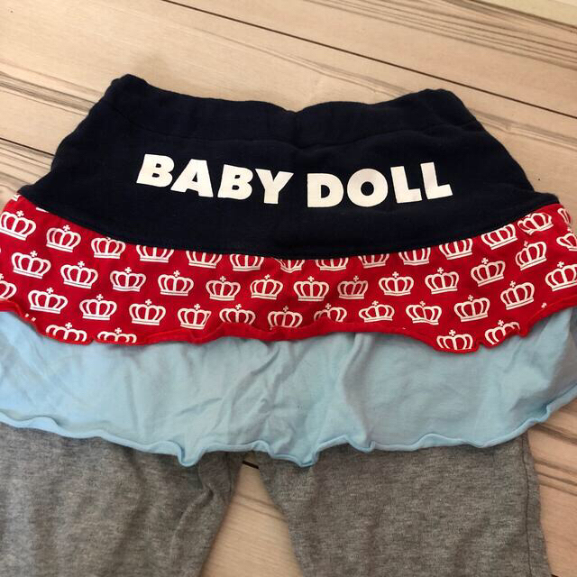 BABYDOLL(ベビードール)のbaby doll  スカッツ　120サイズ　フリースパーカー キッズ/ベビー/マタニティのキッズ服女の子用(90cm~)(パンツ/スパッツ)の商品写真