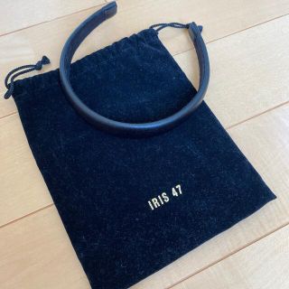 ビューティアンドユースユナイテッドアローズ(BEAUTY&YOUTH UNITED ARROWS)のIRIS 47  ヘッドバンド　ブラック(カチューシャ)