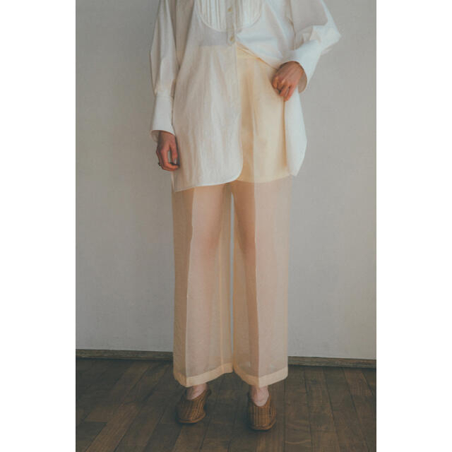 【CLANE】STRAIGHT SHEER PANTS レディースのパンツ(カジュアルパンツ)の商品写真