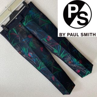 ポールスミス(Paul Smith)の17ss◆ポールスミス◆ジャガード ボタニカル 花柄 切替クロップドパンツ 38(クロップドパンツ)