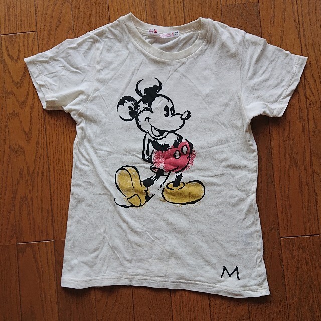 Disney(ディズニー)のミッキー&ミニー半袖Tシャツ2枚セット  130～140cm キッズ/ベビー/マタニティのキッズ服女の子用(90cm~)(Tシャツ/カットソー)の商品写真