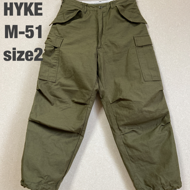 HYKE(ハイク)のHyke 31900円 M-51 TYPE PANTS ミリタリーパンツ レディースのパンツ(カジュアルパンツ)の商品写真