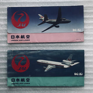 ジャル(ニホンコウクウ)(JAL(日本航空))のJAL チケットケース　２つ(航空機)