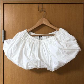 ジルサンダー(Jil Sander)のJIL SANDER NAVY ペプラムトップス(シャツ/ブラウス(長袖/七分))