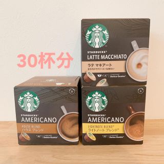 スターバックスコーヒー(Starbucks Coffee)のスタバ◼︎ドルチェグストカプセル30杯分(コーヒー)