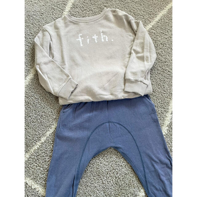 FITH(フィス)のquoti use fith クオティユースフィス  サルエルパンツ　130cm キッズ/ベビー/マタニティのキッズ服男の子用(90cm~)(パンツ/スパッツ)の商品写真