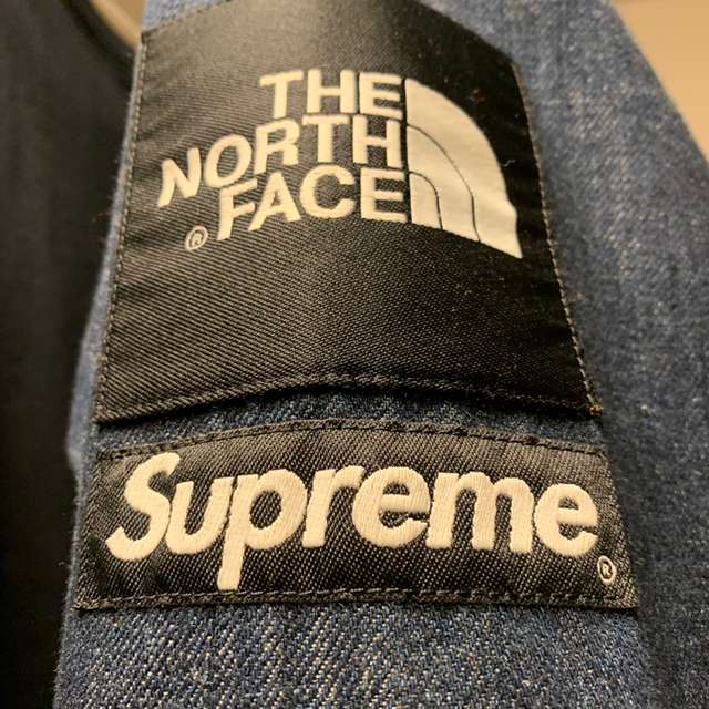 Supreme North Face Denim Dot Shot Jacket Supreme North Face Denim Dot Shot Jacket