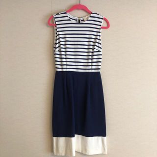 ケイトスペード(kate spade new york) ストライプワンピース 