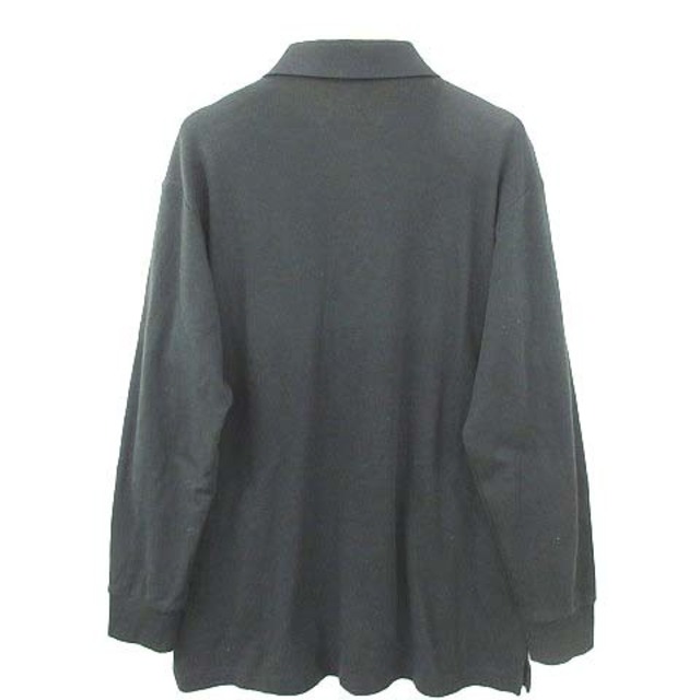 Munsingwear(マンシングウェア)のマンシングウェア ゴルフウェア ポロシャツ ニット 長袖 LL ブラック メンズのトップス(ポロシャツ)の商品写真