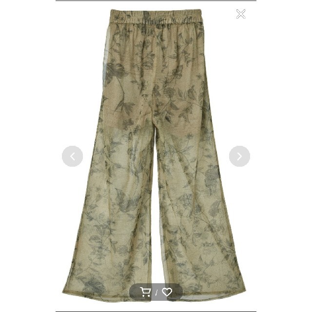 Ameri VINTAGE(アメリヴィンテージ)のBENNETT SHEER PANTS レディースのパンツ(カジュアルパンツ)の商品写真