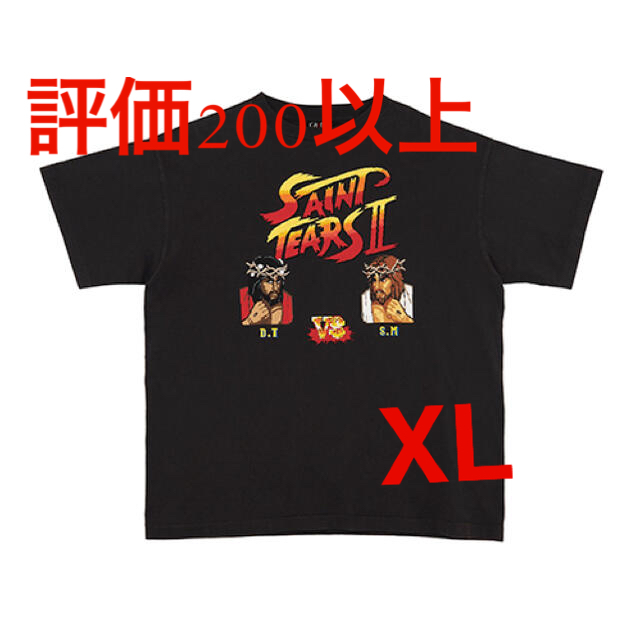 新品 XL セントマイケル 21ss Tシャツ saint michael 黒約605cm肩幅