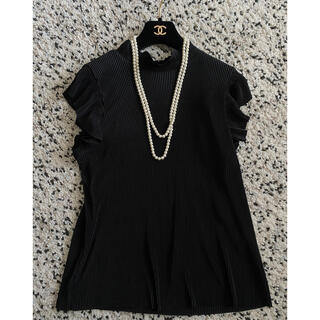 ザラ(ZARA)の【新品未使用】Zara tops  BLACK(Tシャツ(半袖/袖なし))