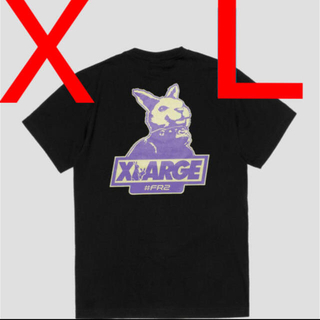 エクストララージ(XLARGE)のXLARGE FR2 コラボ　Tシャツ　ブラック(Tシャツ/カットソー(半袖/袖なし))
