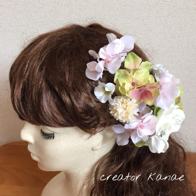 no.300お花の髪飾り レディースのヘアアクセサリー(その他)の商品写真