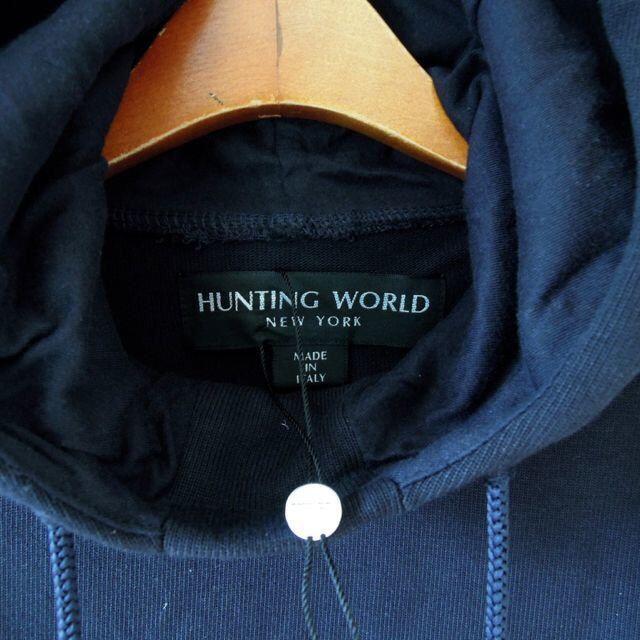 HUNTING WORLD(ハンティングワールド)のハンティングワールド 19ss パーカー イタリア製 濃紺 S （w-0411） メンズのトップス(パーカー)の商品写真