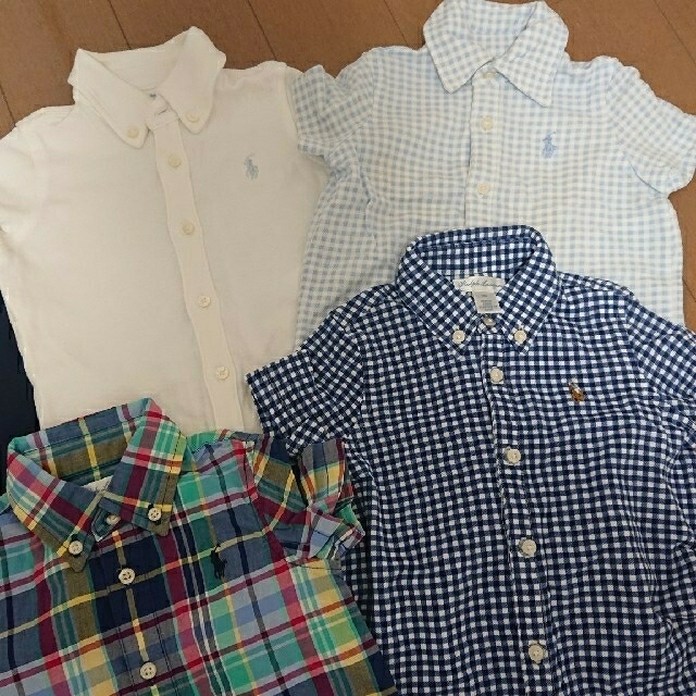 Ralph Lauren(ラルフローレン)のラルフローレンベビーロンパース ベアカーディガン 6点 vivi0303様専用 キッズ/ベビー/マタニティのベビー服(~85cm)(ロンパース)の商品写真