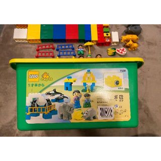 レゴ(Lego)の【中古】LEGO duplo 楽しいどうぶつえん 7338(知育玩具)