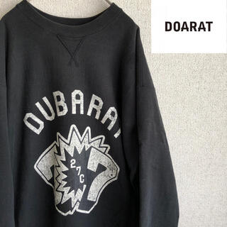 ドゥアラット(DOARAT)のDOARAT ヘビーウエイト　スウェット　トレーナー　ドゥアラット　ブラック　M(スウェット)