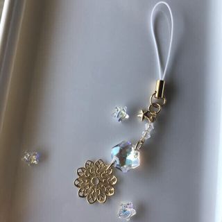 スワロフスキー(SWAROVSKI)のサンキャッチャーストラップ(キーホルダー/ストラップ)