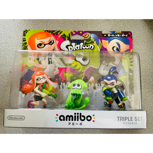 任天堂 - amiibo トリプルセット(スプラトゥーンシリーズ)の通販 by ...