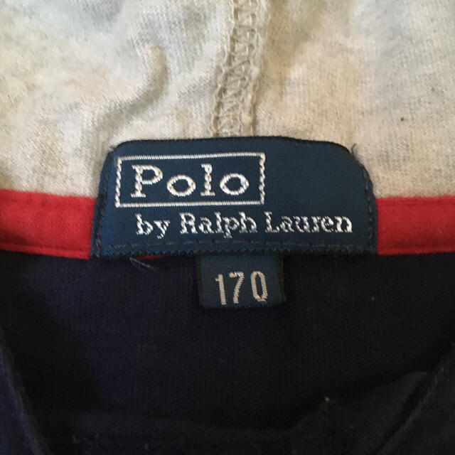 Ralph Lauren(ラルフローレン)のラルフローレン 170 美品　フード付きパーカー キッズ/ベビー/マタニティのキッズ服男の子用(90cm~)(その他)の商品写真