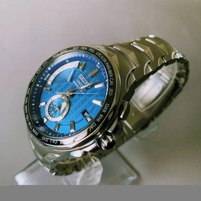 セイコー 上級コーチュラ 電波ソーラー クロノグラフ SEIKO メンズ腕時計