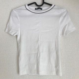 ザラ(ZARA)のZARA 半袖カットソー　Sサイズ【未着用】(Tシャツ(半袖/袖なし))