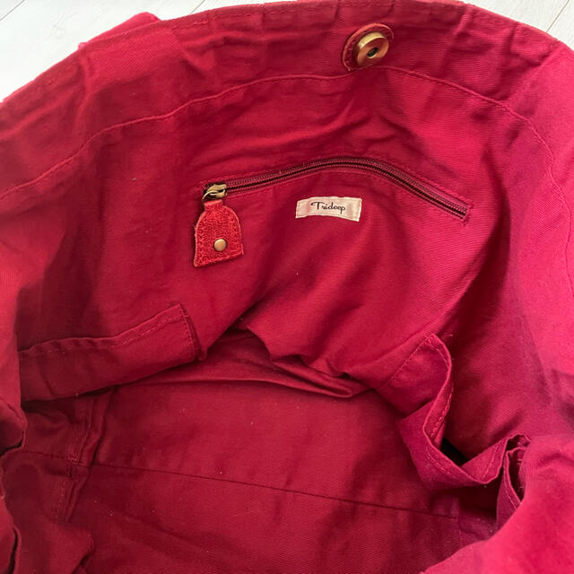 Ane Mone(アネモネ)のtrideep 2wayレザートートバッグ　赤　レッド　本革　トライディープ レディースのバッグ(トートバッグ)の商品写真