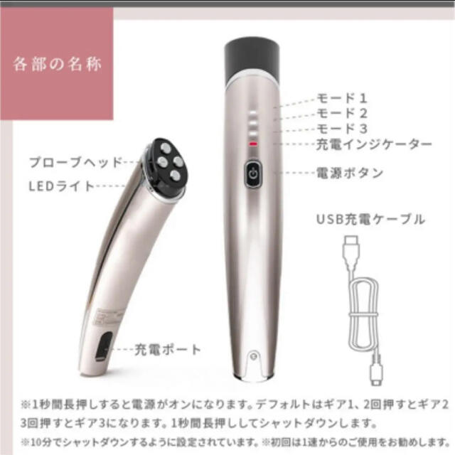 LOABI 目元美顔器 スマホ/家電/カメラの美容/健康(フェイスケア/美顔器)の商品写真