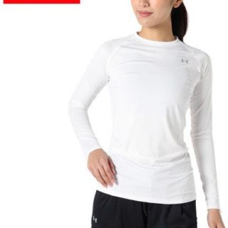 アンダーアーマー(UNDER ARMOUR)のアンダーアーマー Tシャツ 長袖 レディース UAヒートギア コンプレッション(アンダーシャツ/防寒インナー)