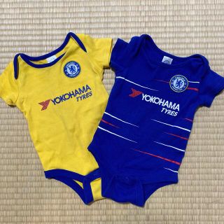 チェルシー(chelsea)のCHELSEA 半袖ユニフォームロンパース2枚セット(ロンパース)