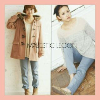 マジェスティックレゴン(MAJESTIC LEGON)のMAJESTIC LEGON スキニーパンツ　ブルー(スキニーパンツ)