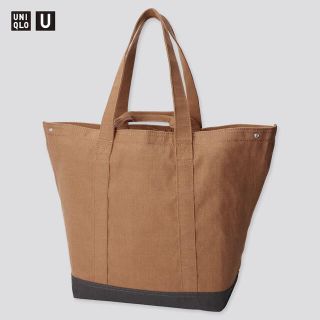 ユニクロ(UNIQLO)のUNIQLO U ユニクロユー トートバッグ ブラウン新品(トートバッグ)