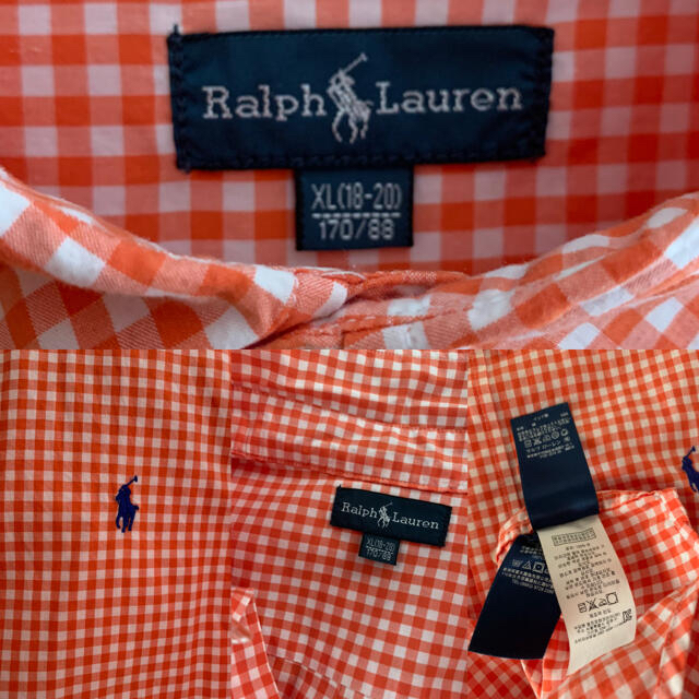 Ralph Lauren(ラルフローレン)のRalph Lauren 子供シャツsize 170cm キッズ/ベビー/マタニティのキッズ服男の子用(90cm~)(Tシャツ/カットソー)の商品写真