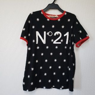 ヌメロヴェントゥーノ(N°21)の ヌメロ・ヴェントゥーノ Tシャツ ブラック 半袖(Tシャツ(半袖/袖なし))