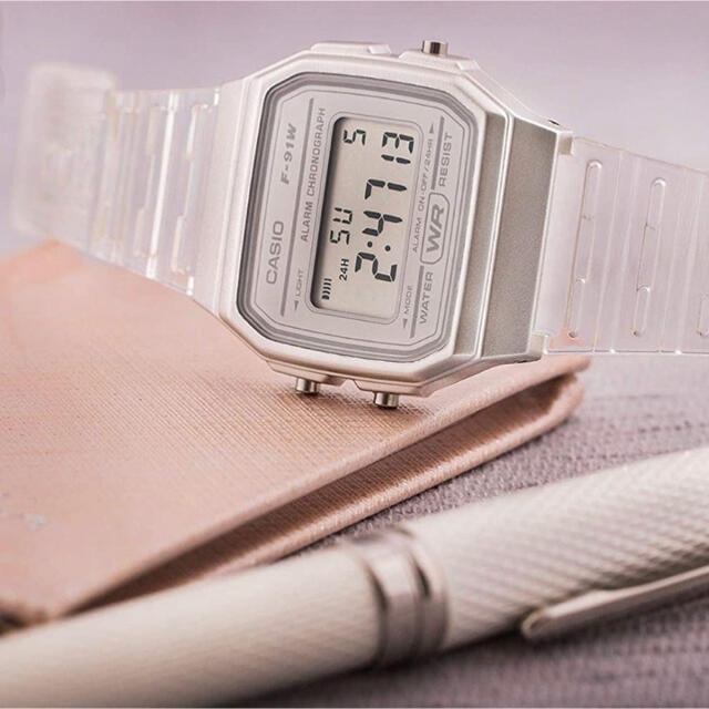 日本未発売 カシオ CASIO クリアウォッチ ホワイト チープカシオ チプカシ