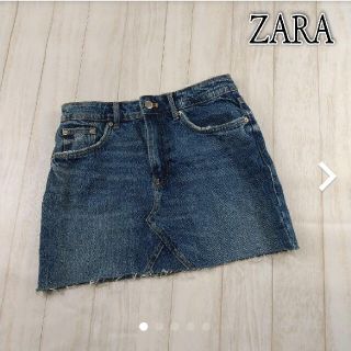 ザラ(ZARA)のZARA デニム ミニ スカート(ミニスカート)