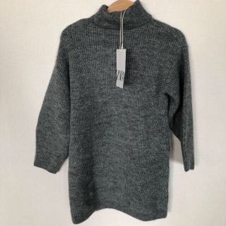 ザラキッズ(ZARA KIDS)のZARA_ザラ ベビーガール ニットワンピース 3-4歳 104cm(ワンピース)