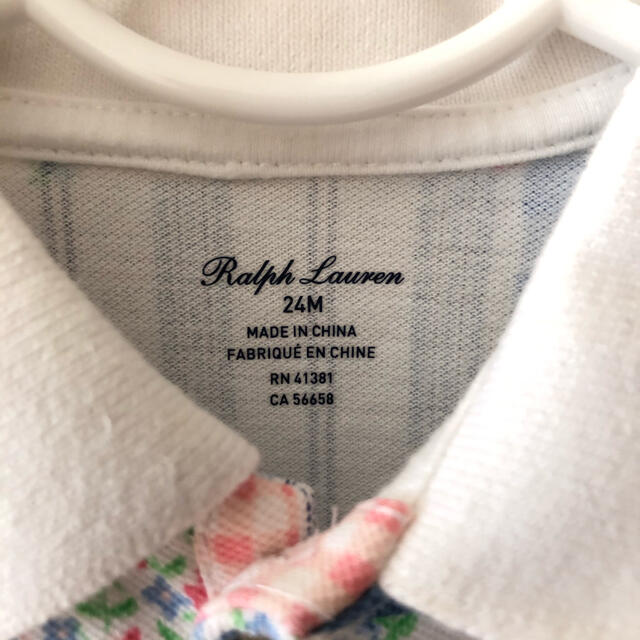 Ralph Lauren(ラルフローレン)のラルフローレン　ベビー　花柄ワンピース　90cm キッズ/ベビー/マタニティのキッズ服女の子用(90cm~)(ワンピース)の商品写真