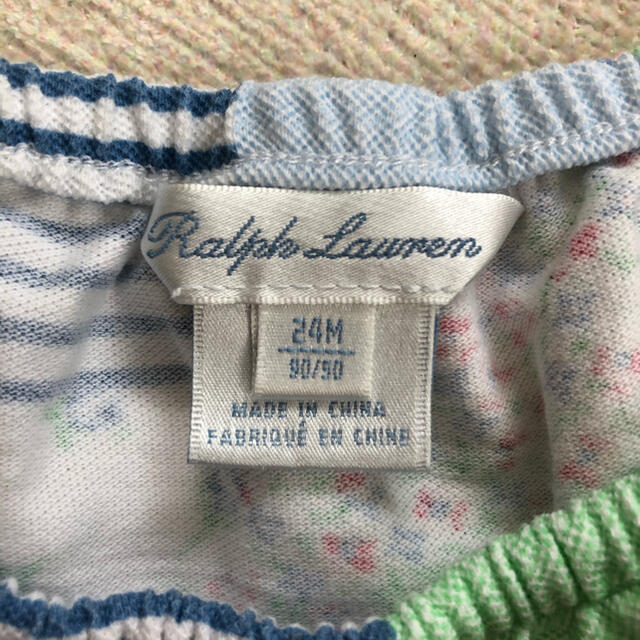 Ralph Lauren(ラルフローレン)のラルフローレン　ベビー　花柄ワンピース　90cm キッズ/ベビー/マタニティのキッズ服女の子用(90cm~)(ワンピース)の商品写真