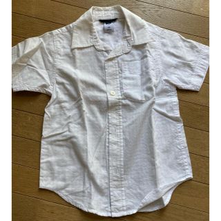 ギャップ(GAP)のGAP 半袖白シャツ　110(Tシャツ/カットソー)