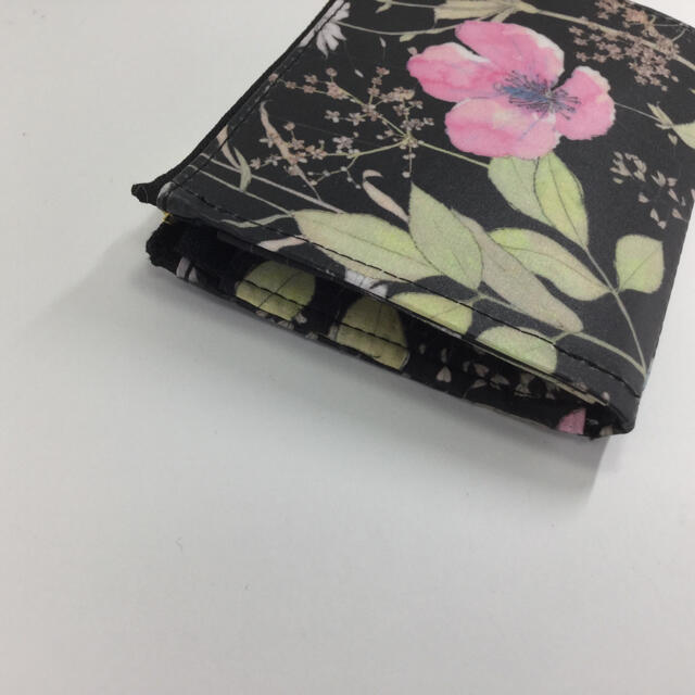ポケットL字財布　ビニールコーティング　スリム  ハンドメイド レディースのファッション小物(財布)の商品写真