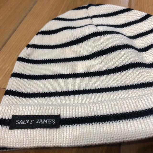 SAINT JAMES(セントジェームス)の未使用品　ニット帽 キッズ/ベビー/マタニティのこども用ファッション小物(帽子)の商品写真